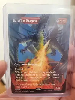 Balefire Dragon (Borderless) Commander Masters Regular - Image 1