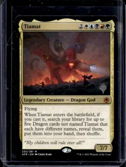 2020 Magic MTG List Tiamat #235/281 - Image 1