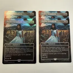 4x Pre-War Formalwear (2 Foil) MINT 2450 Secret Lair SLD MTG Rare Unplayed NM x4 - Image 1