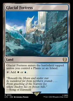 Glacial Fortress #315 (NM) - MTG - Tales of Middle Earth LOTR Magic Gathering - Image 1