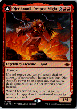 Ojer Axonil, Deepest Might M The Lost Caverns of Ixalan 158 FOIL Near Mint - Image 1