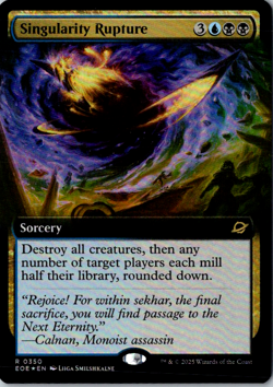 Singularity Rupture (Extended Art) R Edge of Eternities 350 FOIL Near Mint - Image 1