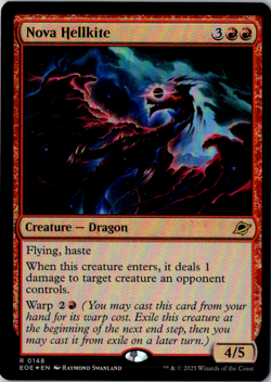 Nova Hellkite R Edge of Eternities 148 FOIL Near Mint - Image 1