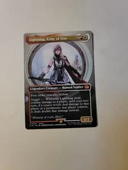 Magic The Gathering Final Fantasy Lighting, Army Of One Borderless OC3434 - Image 1