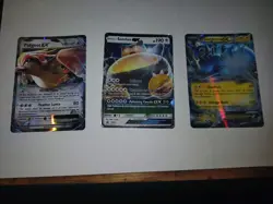 Jumbo Pokemon Card LOT! Pidgeot EX 170 HP, Snorlax 190 HP, Thundurus EX 170 HP - Image 1