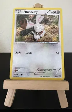 Pokemon Bunnelby McDonalds 2014 Promo Card 10/12 NM Holo foil McDonald's - Image 1