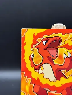 1999 Topps Pokemon The First Movie #E5 of 12 Charmeleon (Evolution) Blue Logo Y9 - Image 3