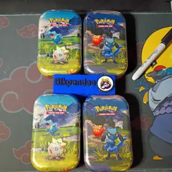 Pokemon TCG: Mega Evolution: Ascended Heroes Mini Tin x4 Factory Sealed - Image 3