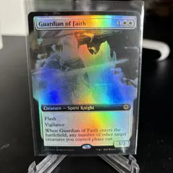 MTG Magic: The Gathering FOIL Guardian of Faith Extended AFR - Image 1
