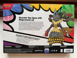Pokemon Mega Evolution Ascended Heroes Premium Poster Collection Mega Lucario - Image 2