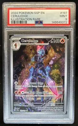 2024 Pokemon Surging Sparks Ceruledge #197/191 PSA 9 - Image 1
