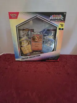 Pokemon TCG Scarlet & Violet Prismatic Evolutions Poster Collection Box - Image 1
