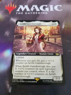 Mtg. Aerith Gainsborough. Borderless. Final Fantasy. Pack Fresh - Image 1
