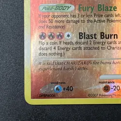 Pokemon Charizard Secret Wonders Rare Reverse Holo 3/132 English 2007 - Image 3