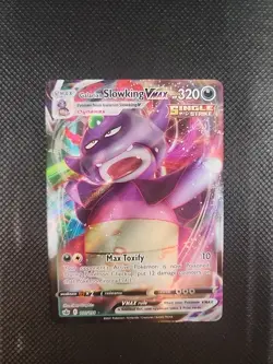 Pokemon Chilling Reign Galarian Slowking VMAX #100 NM - Image 1