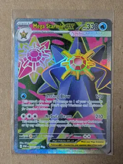 Mega Starmie ex 102/088 - Full Art Ultra Rare - Pokemon TCG: Perfect Order - NM - Image 1