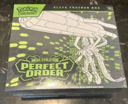 Pokemon TCG Mega Evolution Perfect Order ETB Elite Trainer Box (Factory Sealed) - Image 4