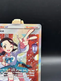 Pokemon - Candice (Full Art) - 189/195 SWSH12: Silver Tempest Ultra Rare NM (Y9) - Image 4
