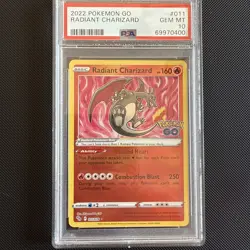 Radiant Charizard 011/078 Pokemon GO Holo - Image 1