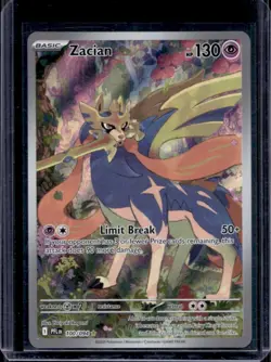 2025 Pokemon Phantasmal Flames Zacian Illustration Rare #100/094 - Image 1