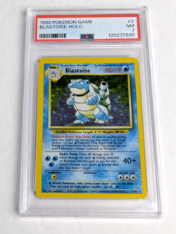 1999 Pokemon Game BLASTOISE HOLO #2/102 NEAR MINT Recently Graded PSA 7 NEW - Image 1