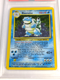 1999 Pokemon Game BLASTOISE HOLO #2/102 NEAR MINT Recently Graded PSA 7 NEW - Image 2