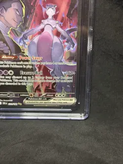 Pokemon Team Rocket's Mewtwo ex Sv10: Destined Rivals 231/182 CGC 10 280 HP - Image 5