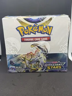 Pokemon TCG Sword & Shield Brilliant Stars Booster Box - Factory Sealed - Image 1