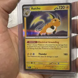 Raichu #026/165 SV: Scarlet & Violet 151 Holo Rare Pokemon TCG NM/MT Nintendo - Image 1