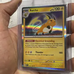 Raichu #026/165 SV: Scarlet & Violet 151 Holo Rare Pokemon TCG NM/MT Nintendo - Image 2