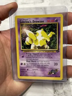Pokemon Gym Challenge Sabrina's Drowzee 95/132 NM/MT Near Mint Vintage Pokemon - Image 1