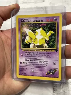 Pokemon Gym Challenge Sabrina's Drowzee 95/132 NM/MT Near Mint Vintage Pokemon - Image 2