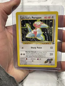 Sabrina's Porygon 98/132 Unlimited Pokemon Gym Challenge Vintage Nintendo NM/MT - Image 1