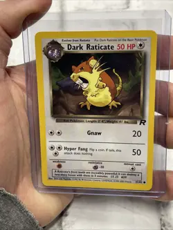 Dark Raticate 51/82 Common Unlimited Edition English Pokemon Team Rocket NM/MT - Image 1
