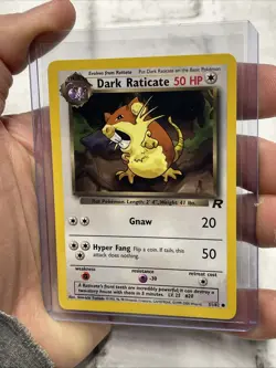 Dark Raticate 51/82 Common Unlimited Edition English Pokemon Team Rocket NM/MT - Image 2