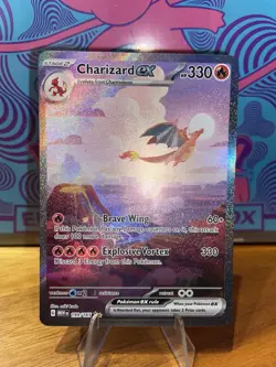 Charizard ex S&V 151 Special Illustration Rare SIR Pokemon Rare #199/165 - NM - Image 1