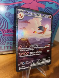 Charizard ex S&V 151 Special Illustration Rare SIR Pokemon Rare #199/165 - NM - Image 3