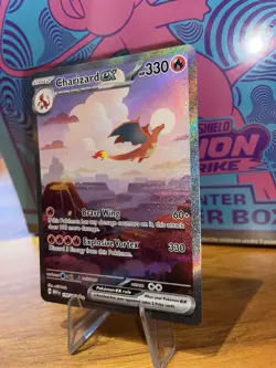 Charizard ex S&V 151 Special Illustration Rare SIR Pokemon Rare #199/165 - NM - Image 4