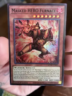 YuGiOh Masked HERO Furnace 1st Edition MZMU-EN015 - Image 1