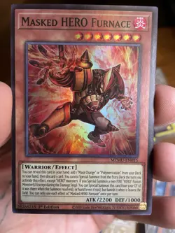 YuGiOh Masked HERO Furnace 1st Edition MZMU-EN015 - Image 5