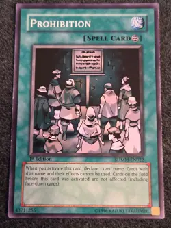 Prohibition SDMM-EN022 (Common, 1st Edition, Lightly Played / LP) Yugioh - Image 1