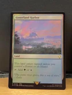 Mtg FIC Final Fantasy - Hinterland Harbor -NM SURGE FOIL - Image 1
