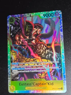 Eustass Captain Kid - OP10-112 SR Royal Blood - ONE PIECE Card Game - English - Image 1