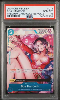 2024 ONE PIECE PREM CARD COLL -BEST SELECTION VOL.2- #013 BOA HANCOCK PSA 10 - Image 1