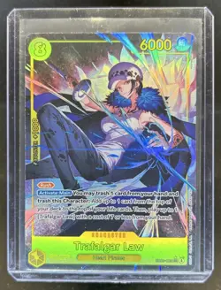 2026 One Piece Heroines Edition Trafalgar Law Secret Rare Alt Art #EB03-062 - Image 1