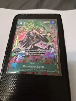 Roronoa Zoro (OP13-037) - Adventure on Kami's Island(OP15) Treasure Rare English - Image 1