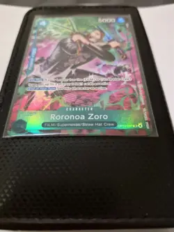 Roronoa Zoro (OP13-037) - Adventure on Kami's Island(OP15) Treasure Rare English - Image 2