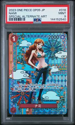2023 ONE PIECE JPN OP05-AWAKENING OF THE NEW ERA #016 NAMI PSA 9 - Image 1