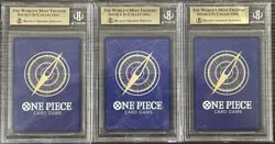 (3) Lot 2025 One Piece Monkey D Luffy Sabo Ace 3 Brothers Alt Art Set BGS 9.5 10 - Image 2