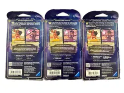 Lot x3 2024 Disney Lorcana TCG First Chapter Amber & Amethyst Starter Deck WSC25 - Image 2